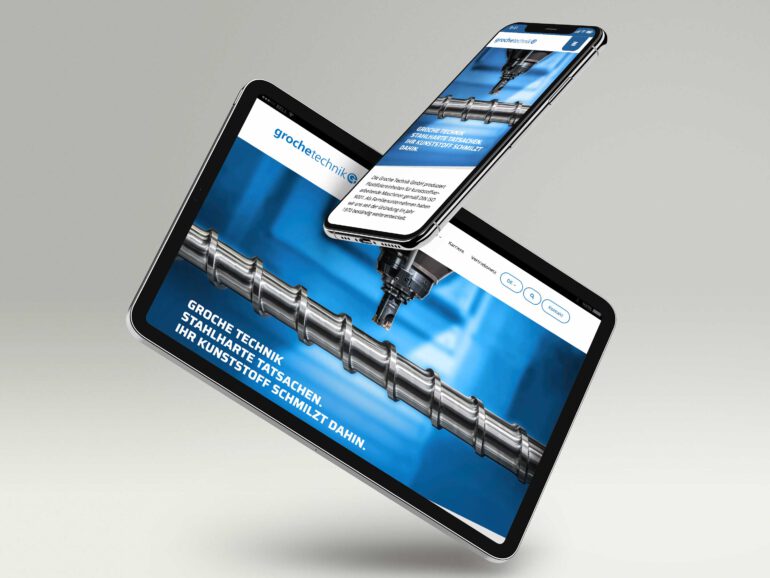Groche Technik – Webseite