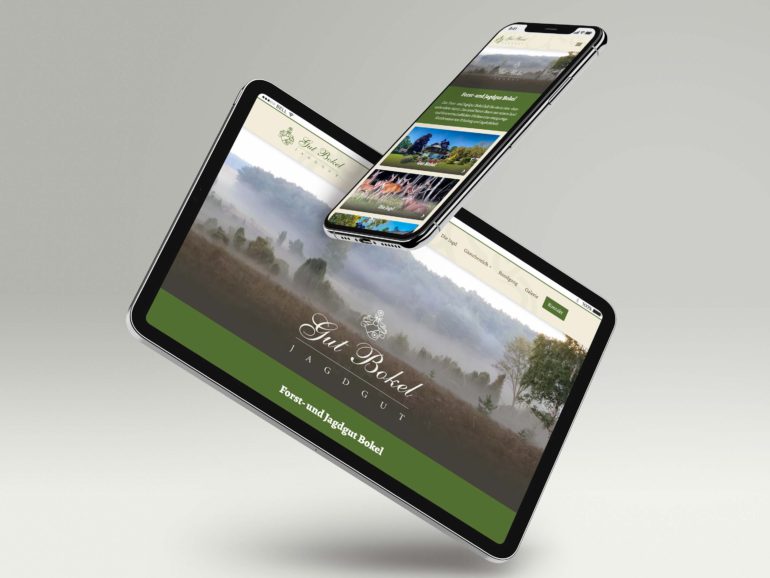 Gut Bokel – Webseite