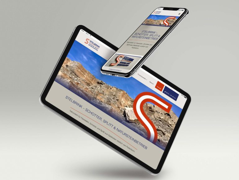 Stelbrink Naturstein – Webseite