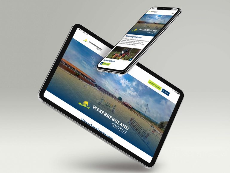 Weserbergland Gestüt – Webseite