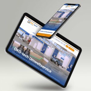 OKO-tech Umweltservice – Webseite