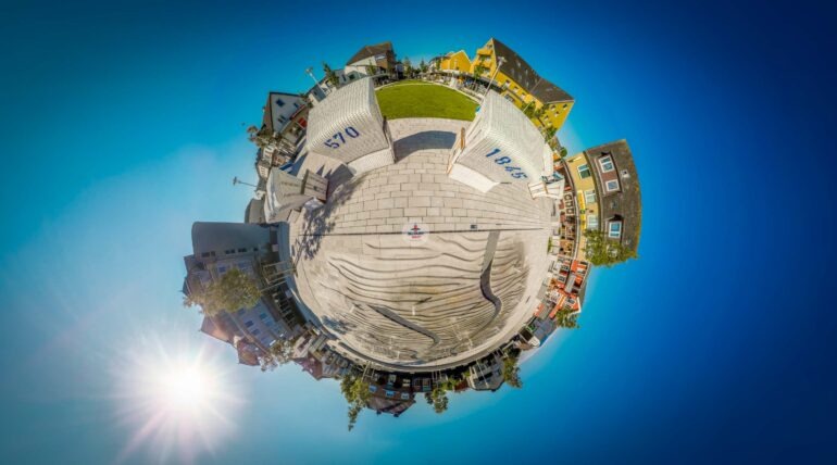 Brunnenplatz Büsum in 360°
