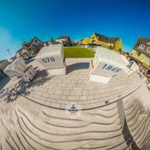 Brunnenplatz Büsum in 360°
