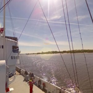 Fahrt auf der Cap San Diego