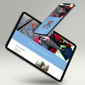 Website Bender Forstservice auf Tablet und Smartphone