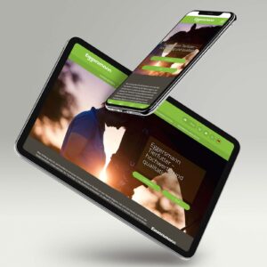 Website Eggersmann Tierfutter auf Tablet und Smartphone
