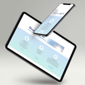 Website Hennerk’s Hus auf Tablet und Smartphone