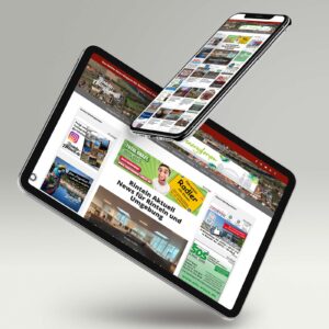 Website Rinteln Aktuell auf Tablet und Smartphone