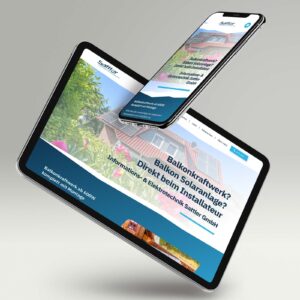 Website Informations- & Elektrotechnik Sattler auf Tablet und Smartphone