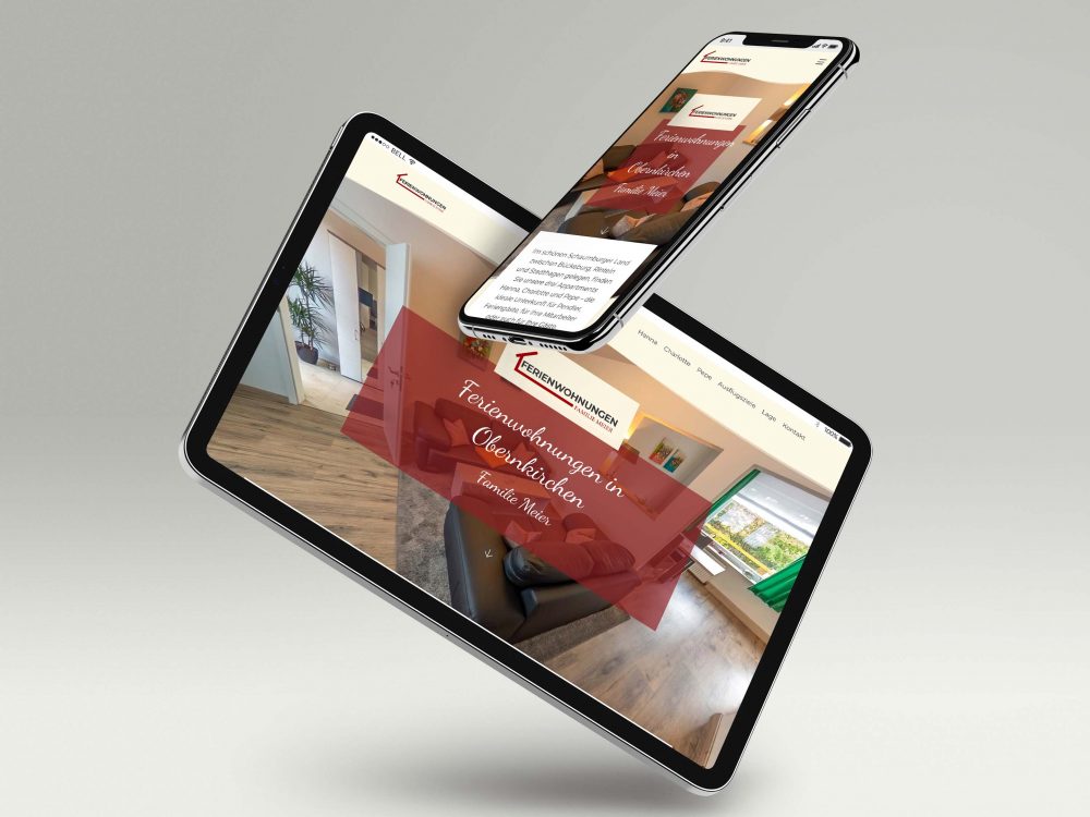 Ferienwohnungen Meier – Webseite