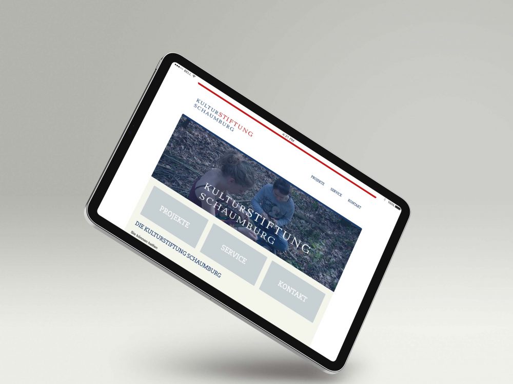 Kulturstiftung Schaumburg – Webseite